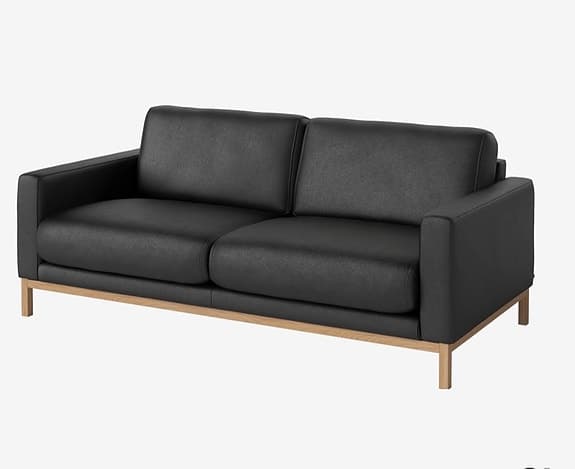 Skinnsoffa Bolia serie North. Nypris 57000 lr.