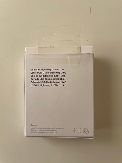 Apple USB‑C till Lightning laddkabel 1 m