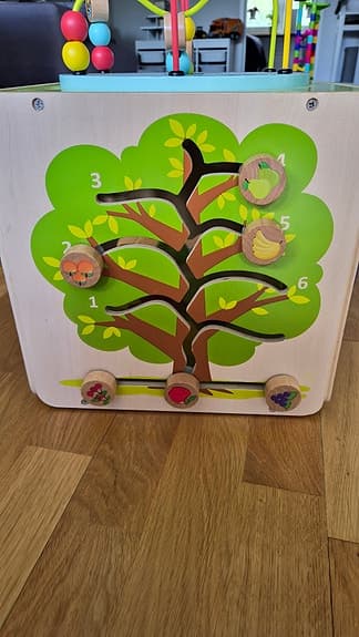 Träleksak Aktivitetskub