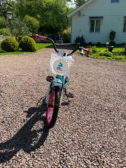 Barncykel 16” inklusive stödhjul