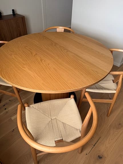 Matgrupp från Chili i Ljus ek