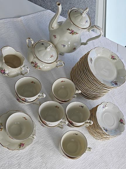 Kaffeservis, Hackefors, vacker äldre modell
