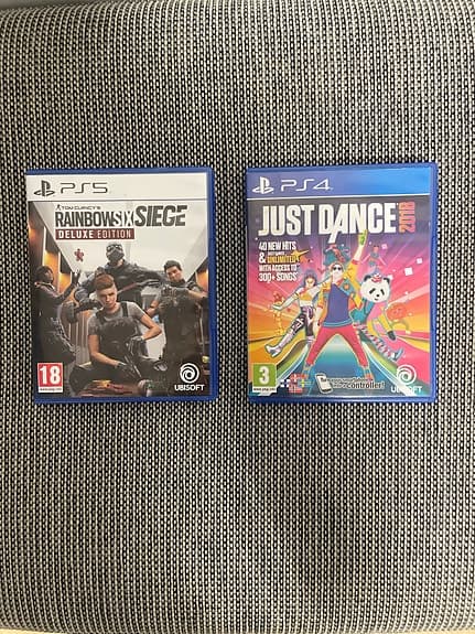 Just Dance 2018 PS4 & Rainbow Six Siege Deluxe Edition PS5 spel