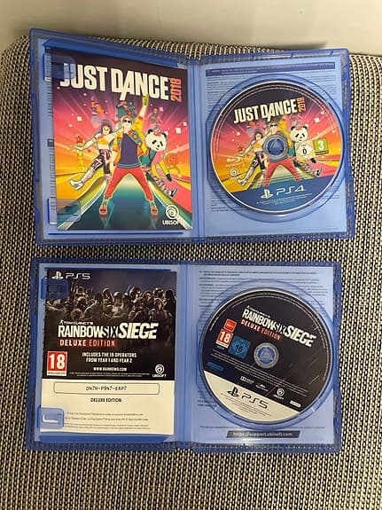 Just Dance 2018 PS4 & Rainbow Six Siege Deluxe Edition PS5 spel