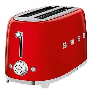 Smeg brödrost röd 4-skivor