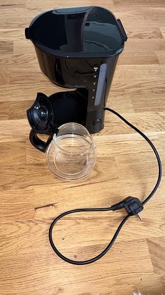 Kaffebryggare svart
