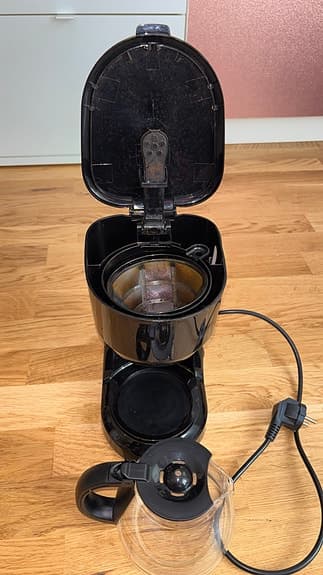 Kaffebryggare svart