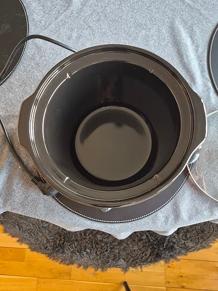 Fyrklövern slow cooker röd