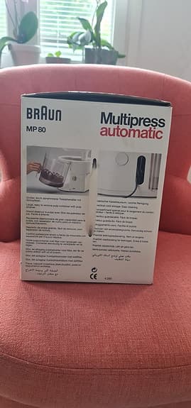 Braun Multipress Automatic MP 80 juicepress