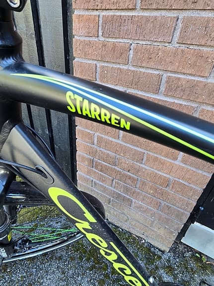 Crescent Starren hybridcykel 28" unisex svart/grön