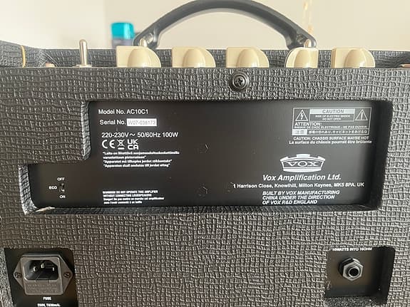 Vox AC10C1 Helrörsförstärkare med Reverb – Absolut Nyskick!