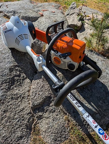 Trimmer/motorsåg