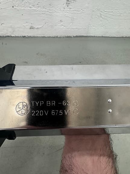 Rosti BR-63 brödrost 220V 675W svart/krom