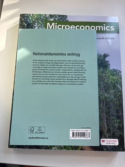 Mikroekonomi, nationalekonomi 1 SU