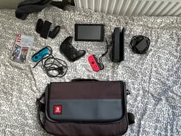 Nintendo Switch konsol med tillbehör