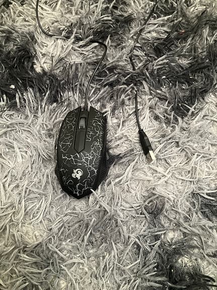Optisk USB gamingmus svart