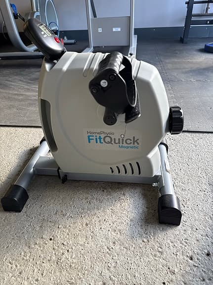 FitQuick Homebike minibike träningscykel grå