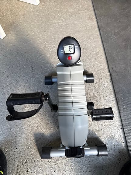 FitQuick Homebike minibike träningscykel grå