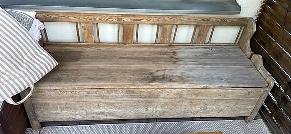 Träsoffa/kökssoffa från sekelskiftet