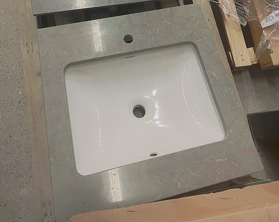 Unikt tvättställ - Duravit Starck 3 ink. stenskiva!