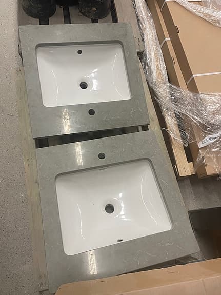 Unikt tvättställ - Duravit Starck 3 ink. stenskiva!