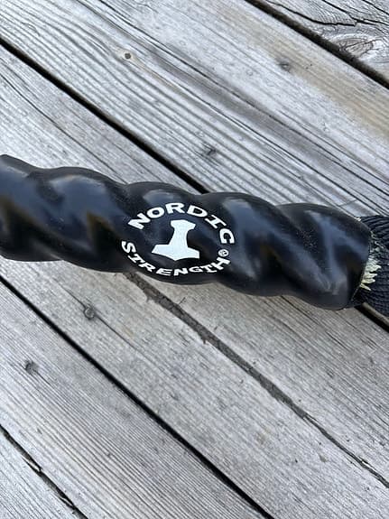 Nordic Strength battle rope svart träningsrep