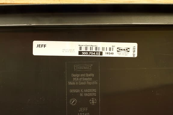 Fällstolar 6st, IKEA JEFF