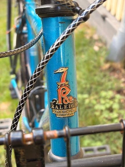 Retro mtb x commuter Raleigh mountainbike 26" blå unisex