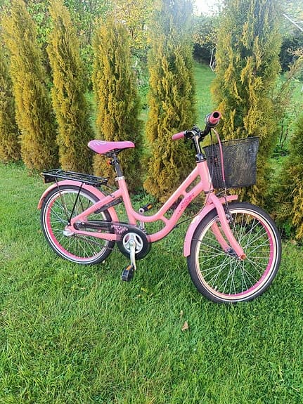 Monark lill karin barncykel "20" rosa