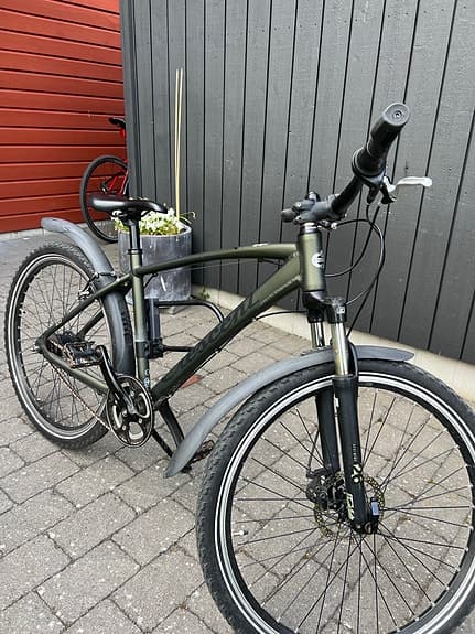 Crescent Ire 26" grön med fotbroms