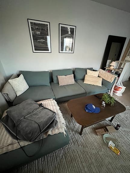 Söderhamn soffa 4-sits+schaslong