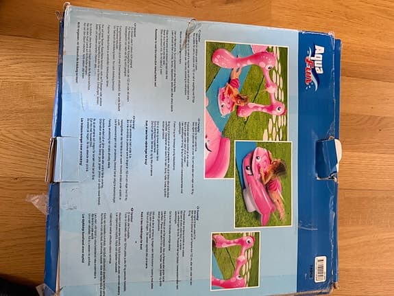Aquaplay Fantasy World Water Slide vattenrutschbana 4 m rosa