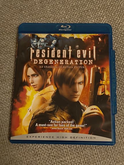 Resident Evil Degeneration blu-ray film