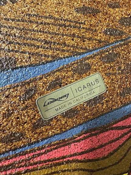 Loaded Icarus longboard flex 1