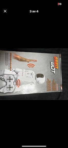 Orbit Bot robotleksak med fjärrkontroll vit