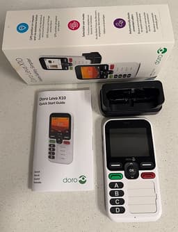 Doro Liva X10 mobiltelefon med laddstation, ej laddare