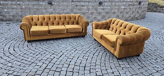 CHESTERFIELD SOFFA 70-TAL  soffgrupp