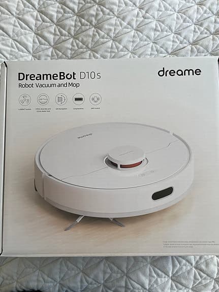 Dreame DreameBot D10s robotdammsugare och mopp vit