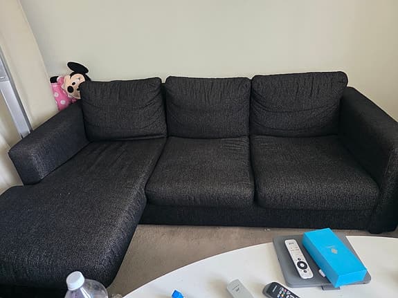 soffa med divan