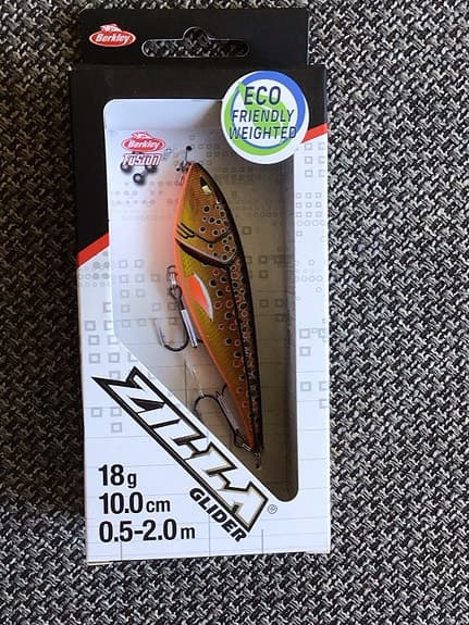 3x Berkley Zilla Glider 10 cm – Grym färg för gädda!