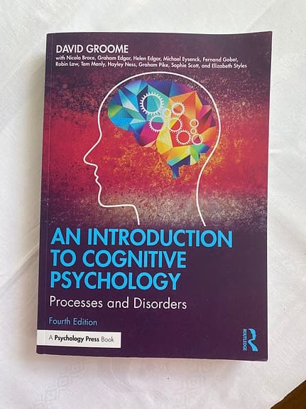 AN INTRODUCTION TO COGNITIVE PSYCHOLOGY Processes and Disorders