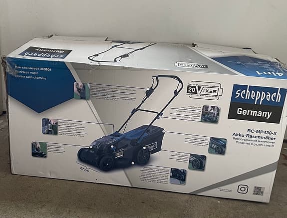 Scheppach gräsklippare batteridriven 20V