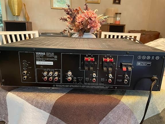 Vintage Yamaha DSP E300 Dolby surround förstärkare