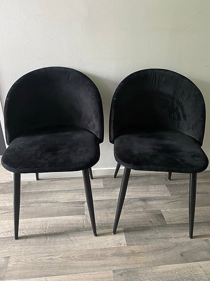 Matstolar svart
