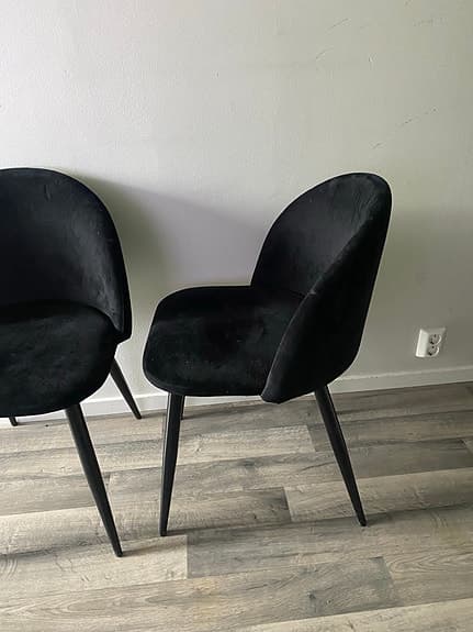 Matstolar svart