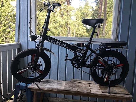 XOIDS hopfällbar stadscykel 20" unisex