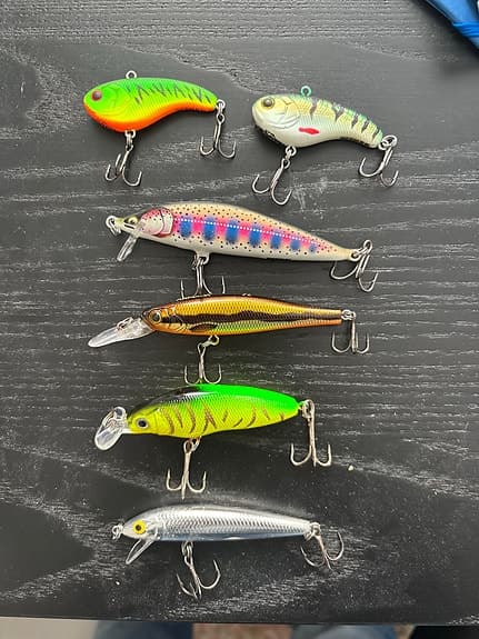 Fiskedrag wobblers och Flat Sjad