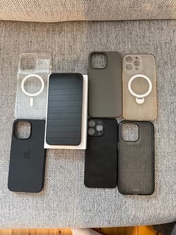 iPhone 15 Pro Max 256 GB Naturlig Titan + 6 skal