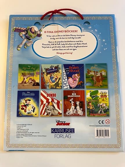 Disney bokpaket “Disneykul på resan” med 8 små böcker