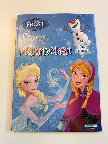 Disney Frost stora målarboken för barn